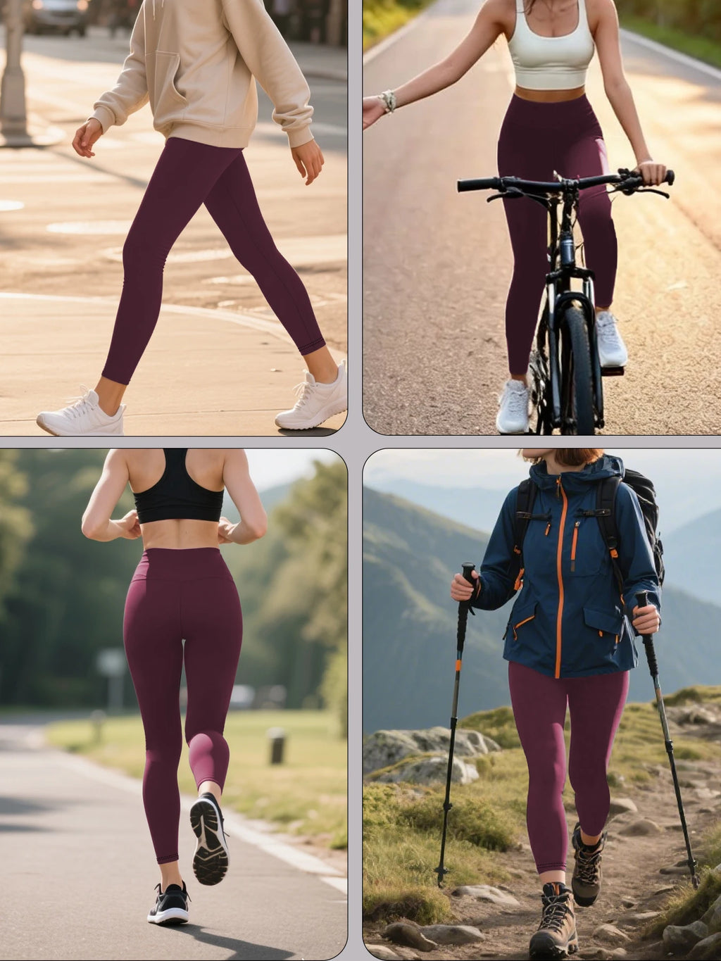 Leggings Dam med Fickor – Hög Midja & Magkontroll