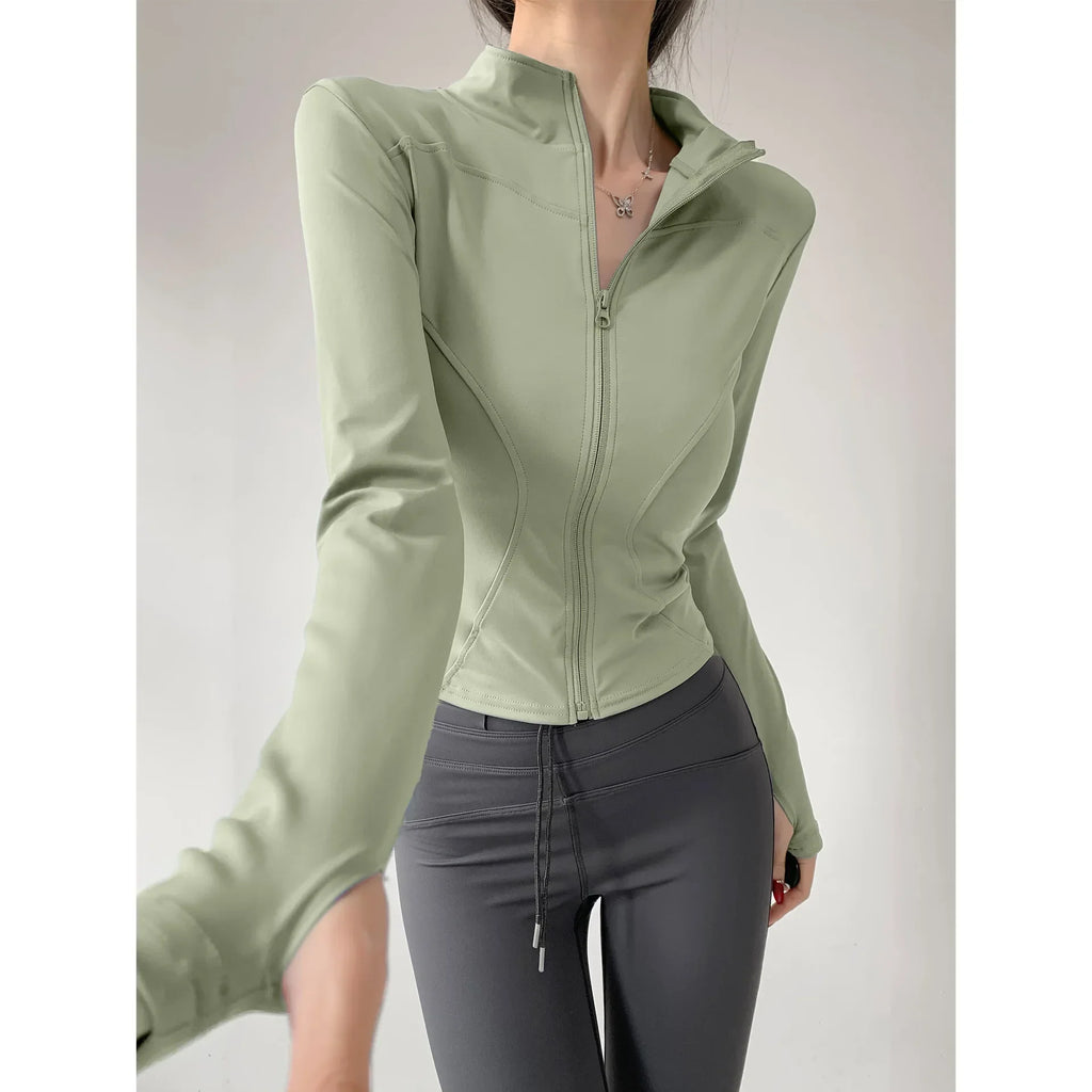 Sportjacka Dam – Smal Passform med Dragkedja