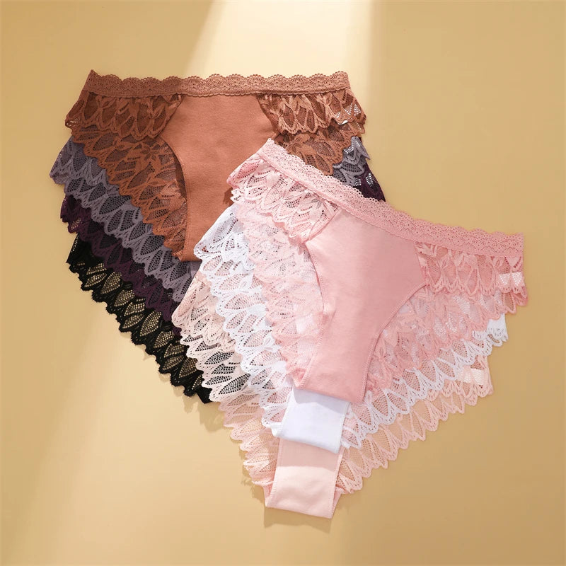 FINETOO 3-pack spetsunderkläder för dam