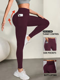 Leggings Dam med Fickor – Hög Midja & Magkontroll
